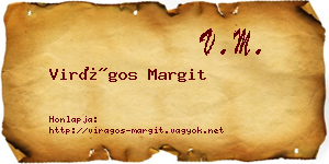 Virágos Margit névjegykártya
